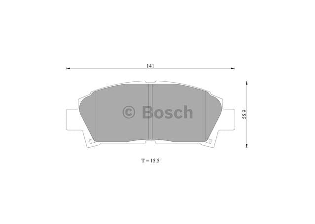 Bosch Blue Line Brake Pad Set Front DB1352BL
