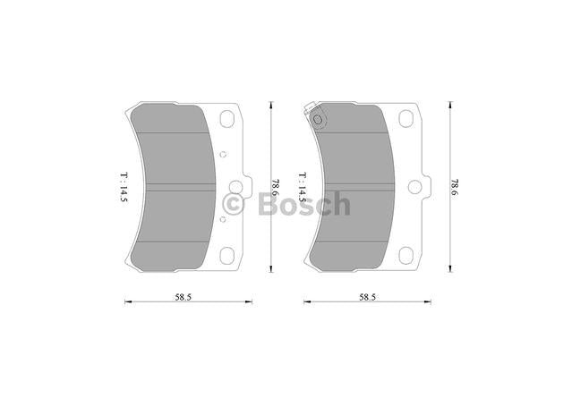 Bosch Blue Line Brake Pad Set DB1413BL