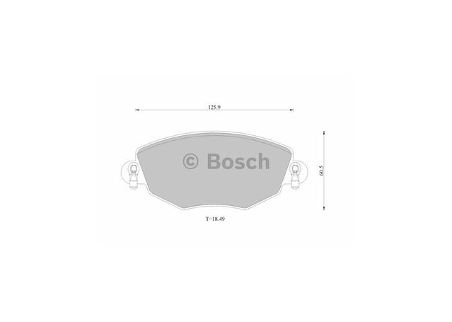 Bosch Blue Line Brake Pad Set Front DB1479BL