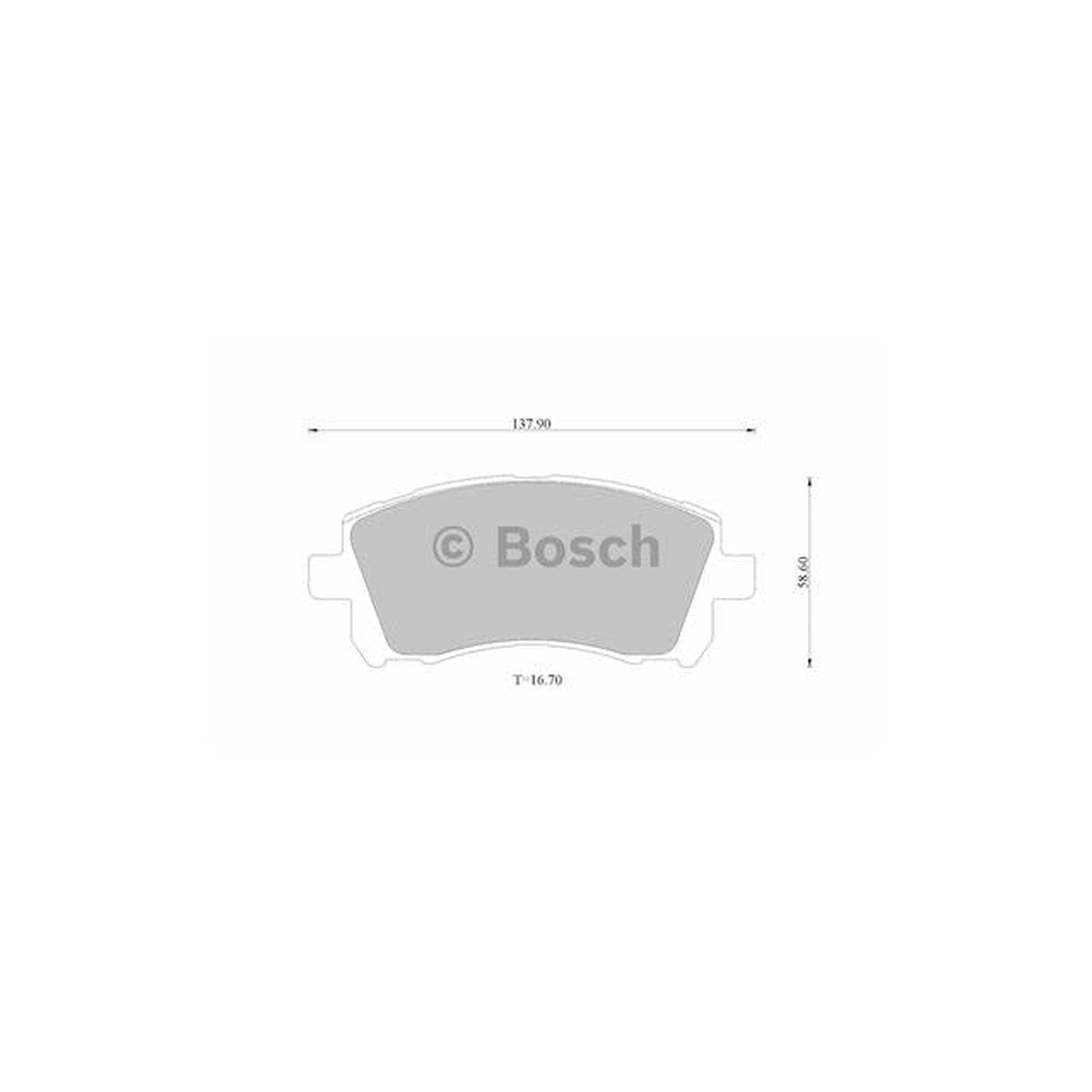 Bosch Blue Line Brake Pad Set Front DB1342BL