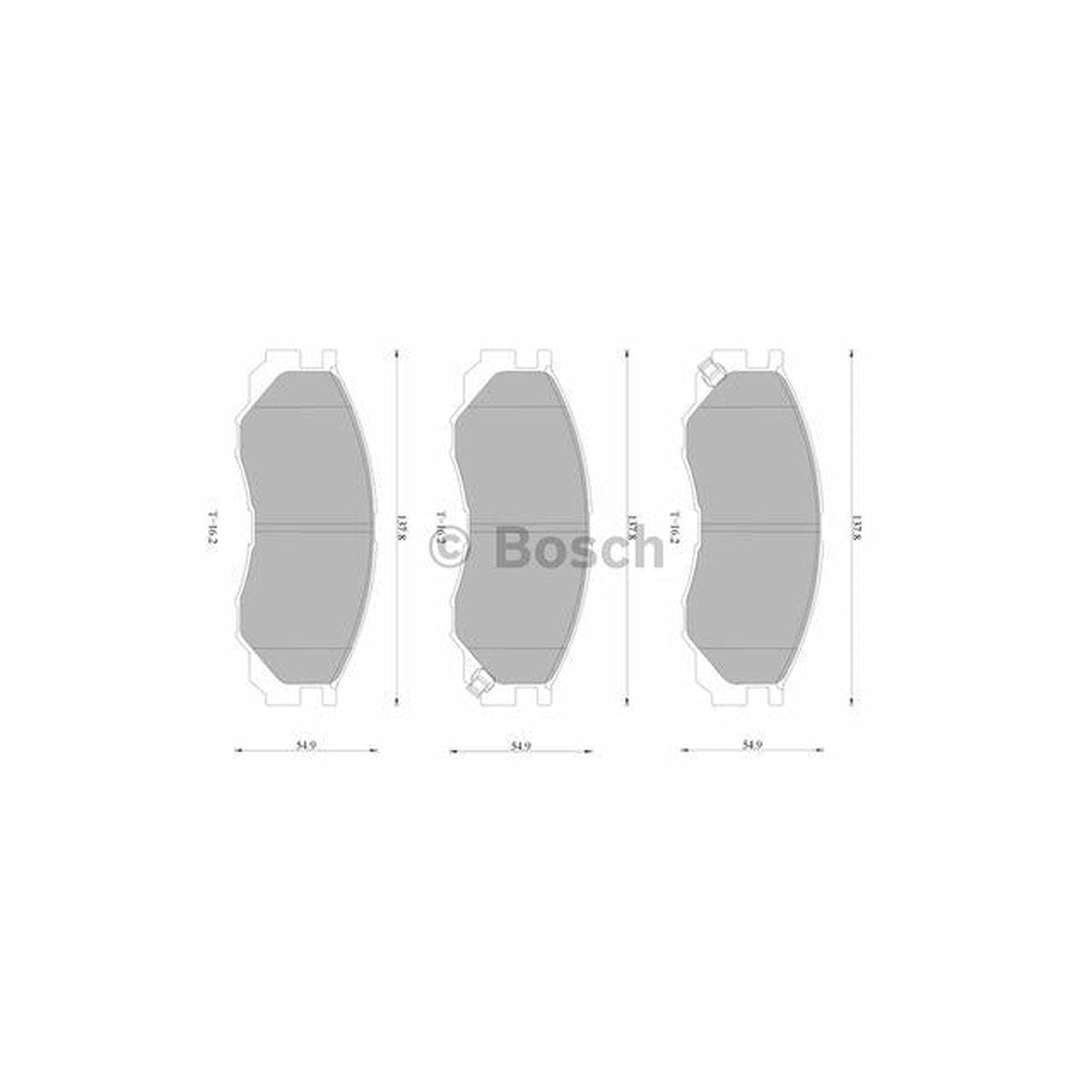 Bosch Blue Line Brake Pad Set Front DB1297BL