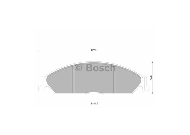 Bosch Blue Line Brake Pad Set Front DB1473BL