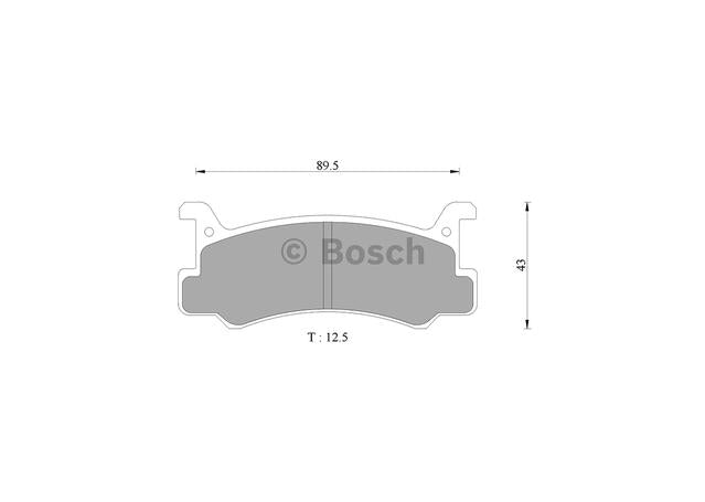 Bosch Blue Line Brake Pad Set Rear DB1159BL