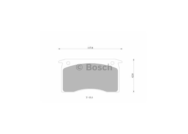Bosch Blue Line Brake Pad Set Front DB1029BL