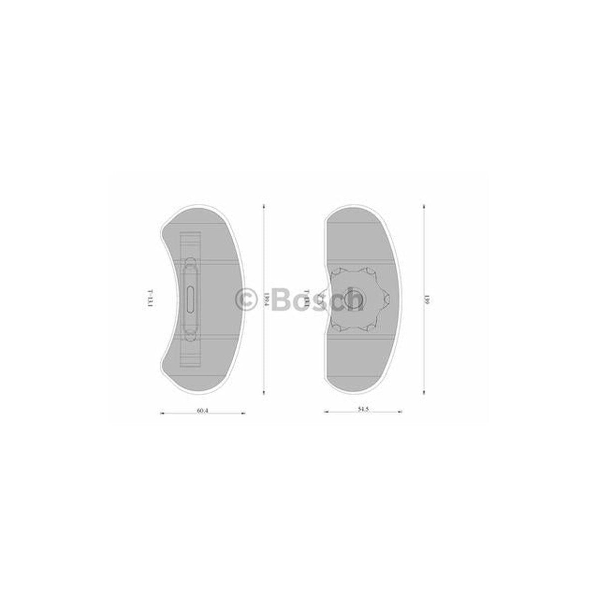 Bosch Blue Line Brake Pad Set Front DB1045BL