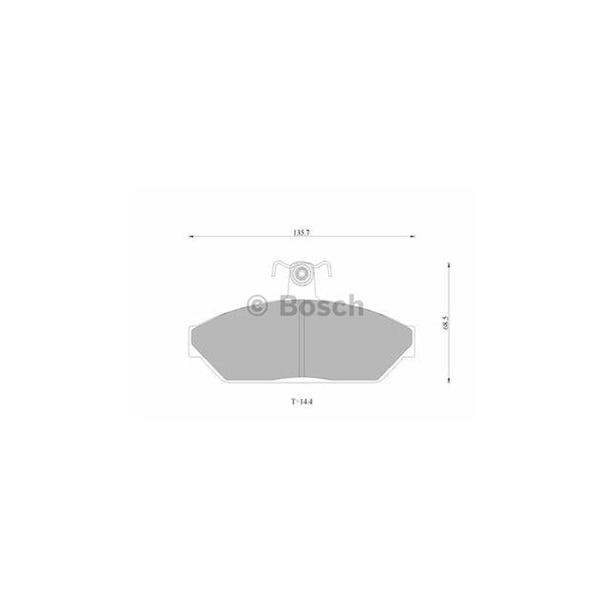 Bosch Blue Line Brake Pad Set Front DB1075BL