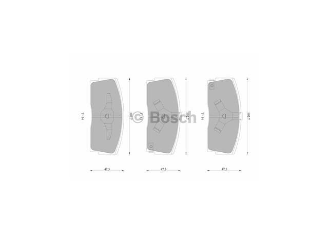 Bosch Blue Line Brake Pad Set Front DB1125BL