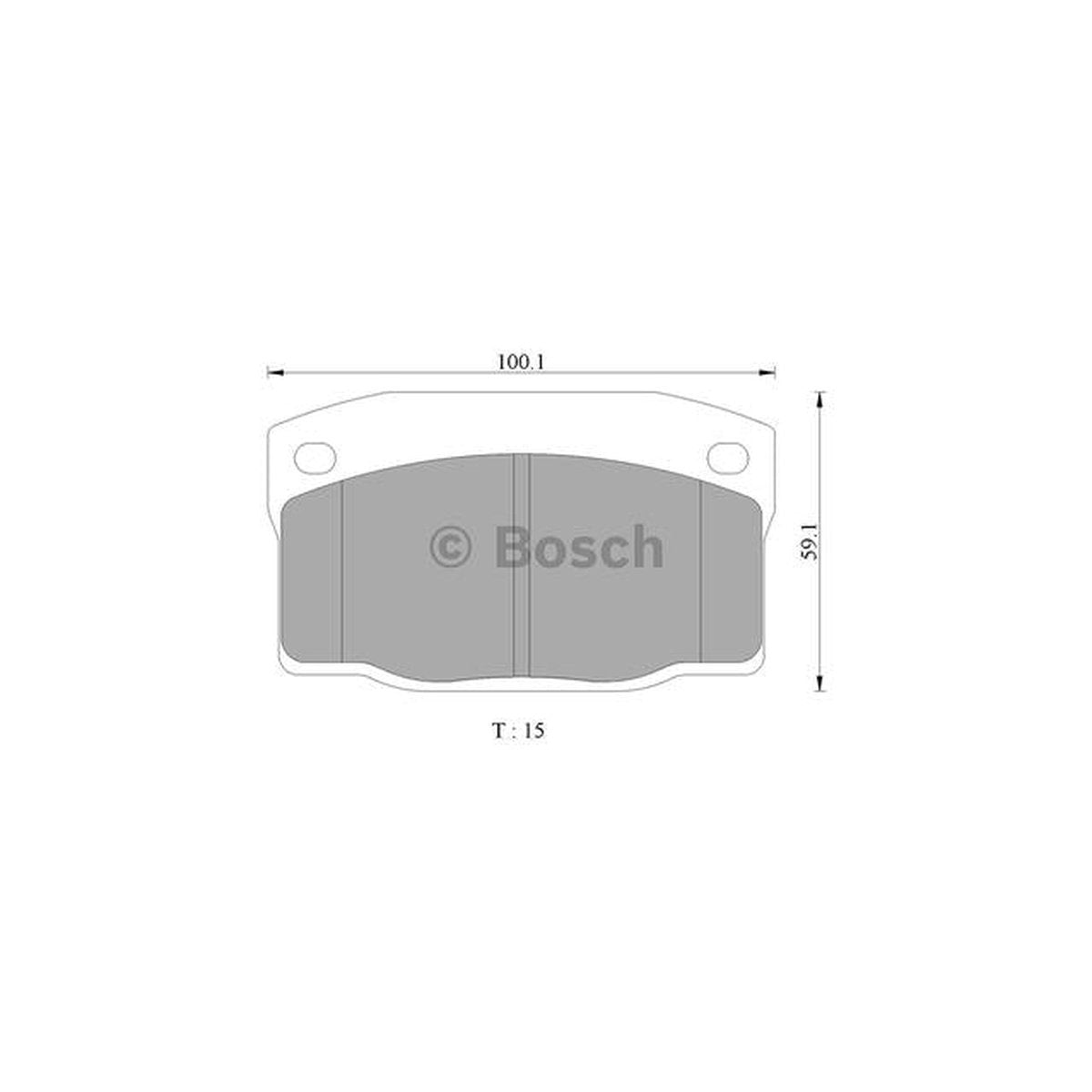 Bosch Blue Line Brake Pad Set Front DB1164BL