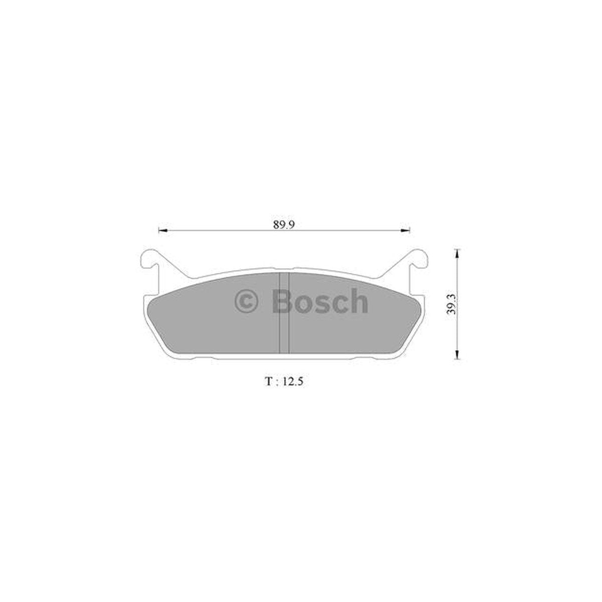 Bosch Blue Line Brake Pad Set Rear DB1180BL