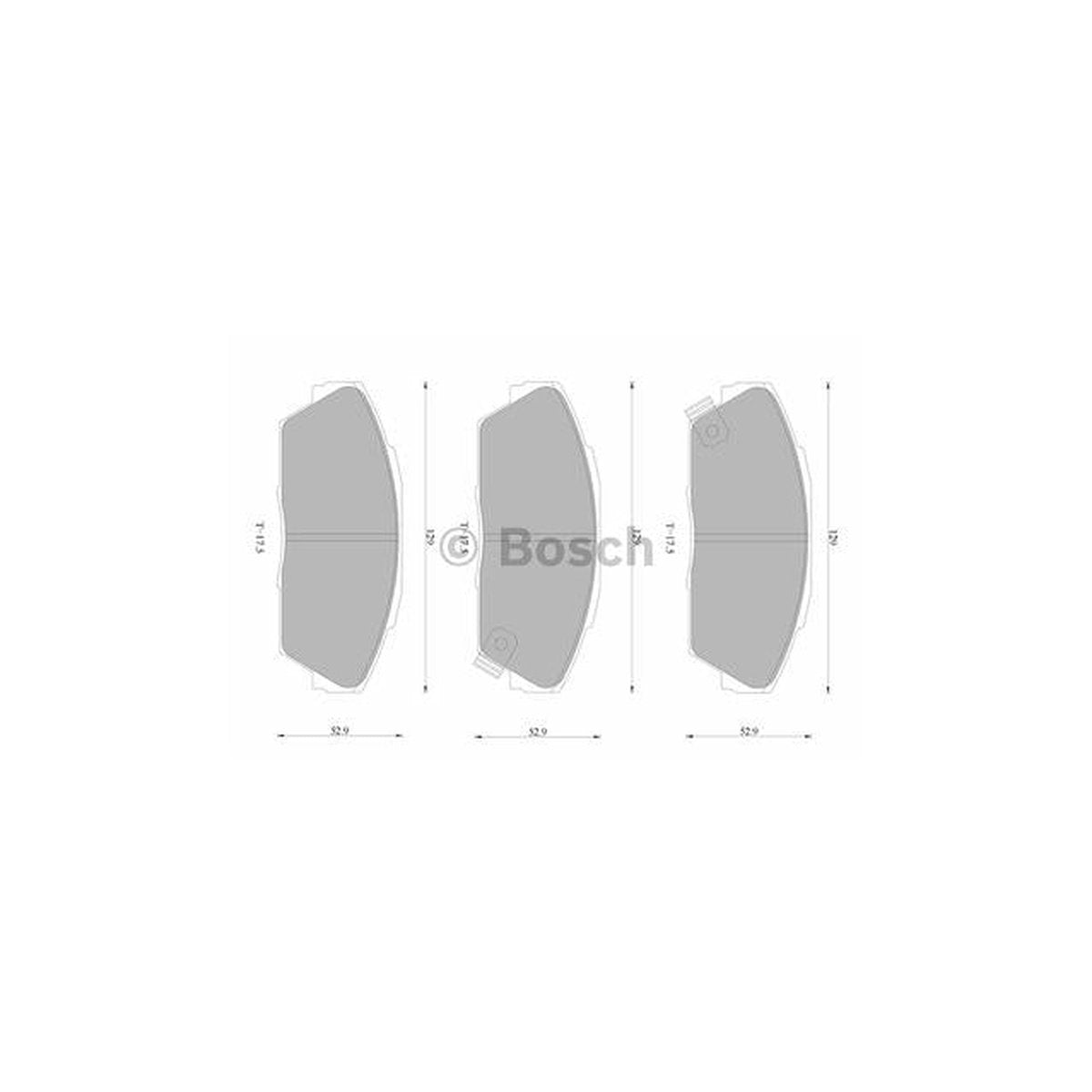Bosch Blue Line Brake Pad Set Front DB1133BL