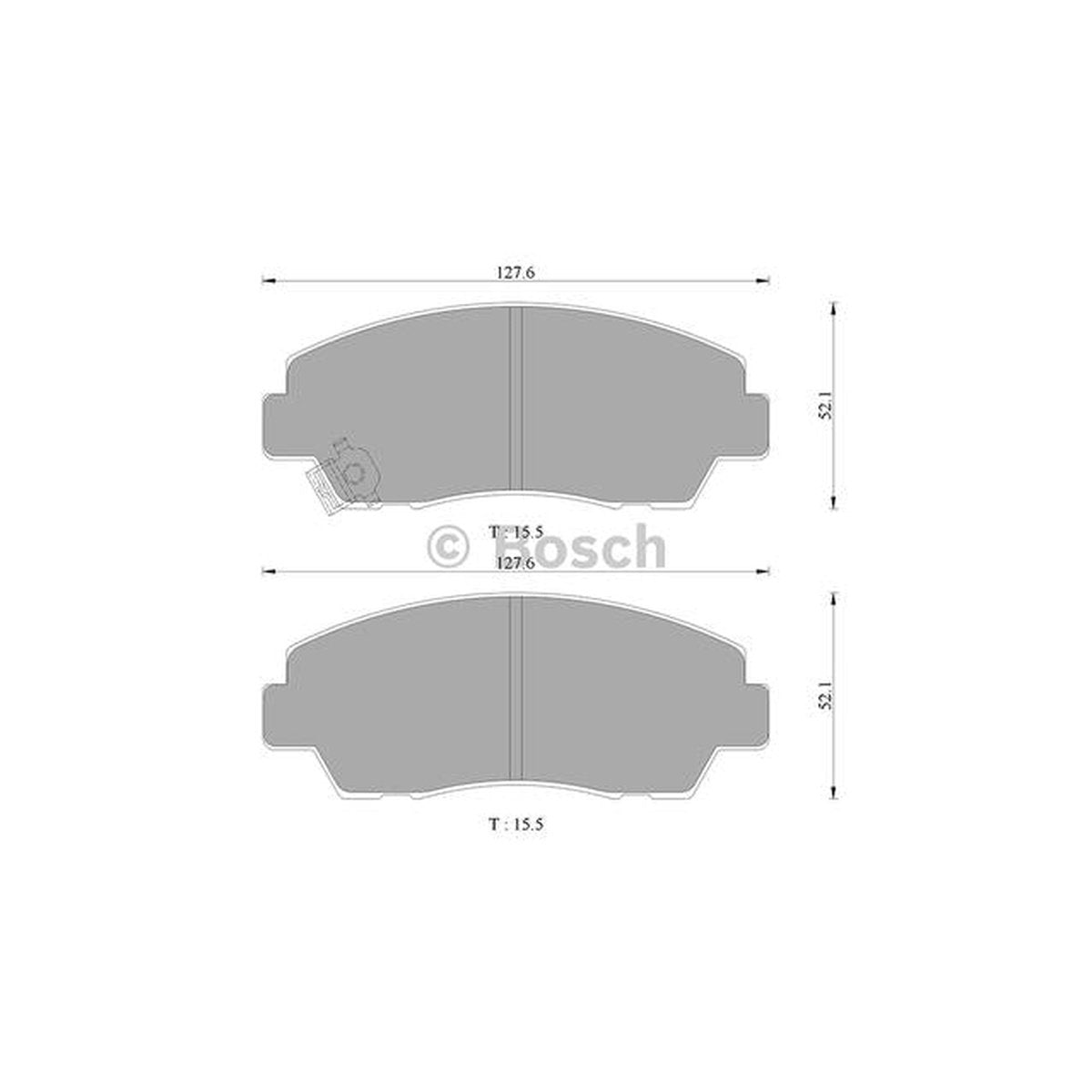 Bosch Blue Line Brake Pad Set Front DB409BL