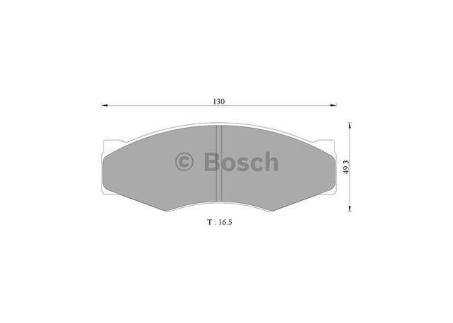 Bosch Blue Line Brake Pad Set Front DB340BL