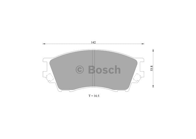 Bosch Blue Line Brake Pad Set Front DB1326BL
