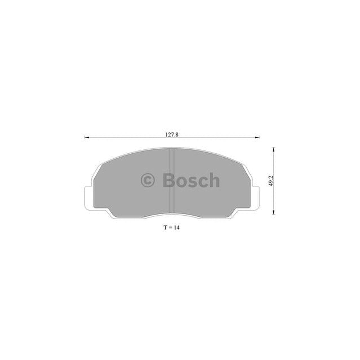 Bosch Blue Line Brake Pad Set Front DB292BL