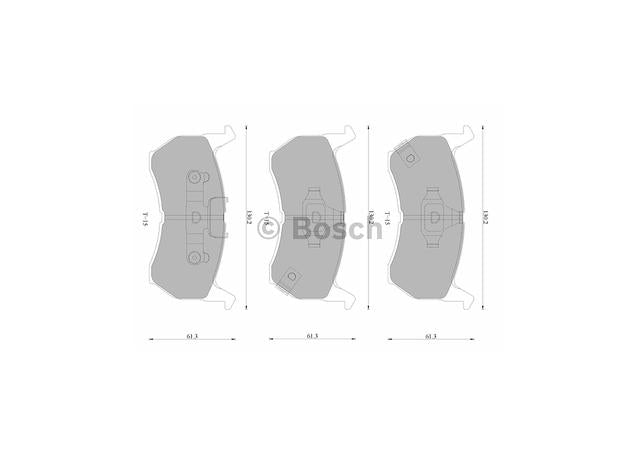 Bosch Blue Line Brake Pad Set Front DB414BL