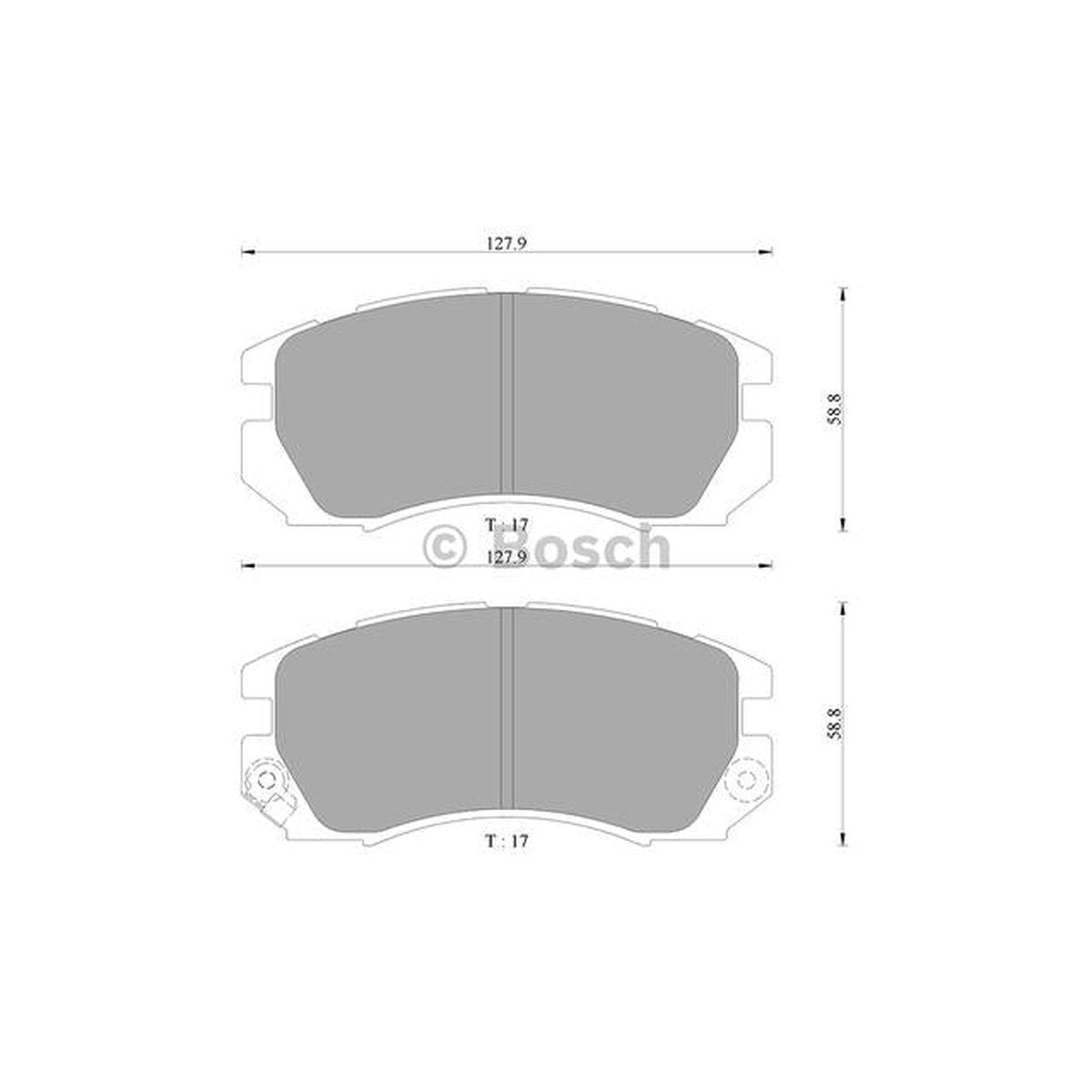 Bosch Blue Line Brake Pad Set Front DB1219BL