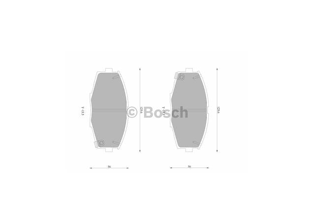 Bosch Blue Line Brake Pad Set Front DB431BL