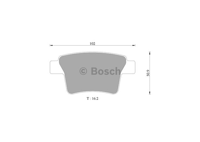 Bosch Blue Line Brake Pad Set Rear DB1713BL
