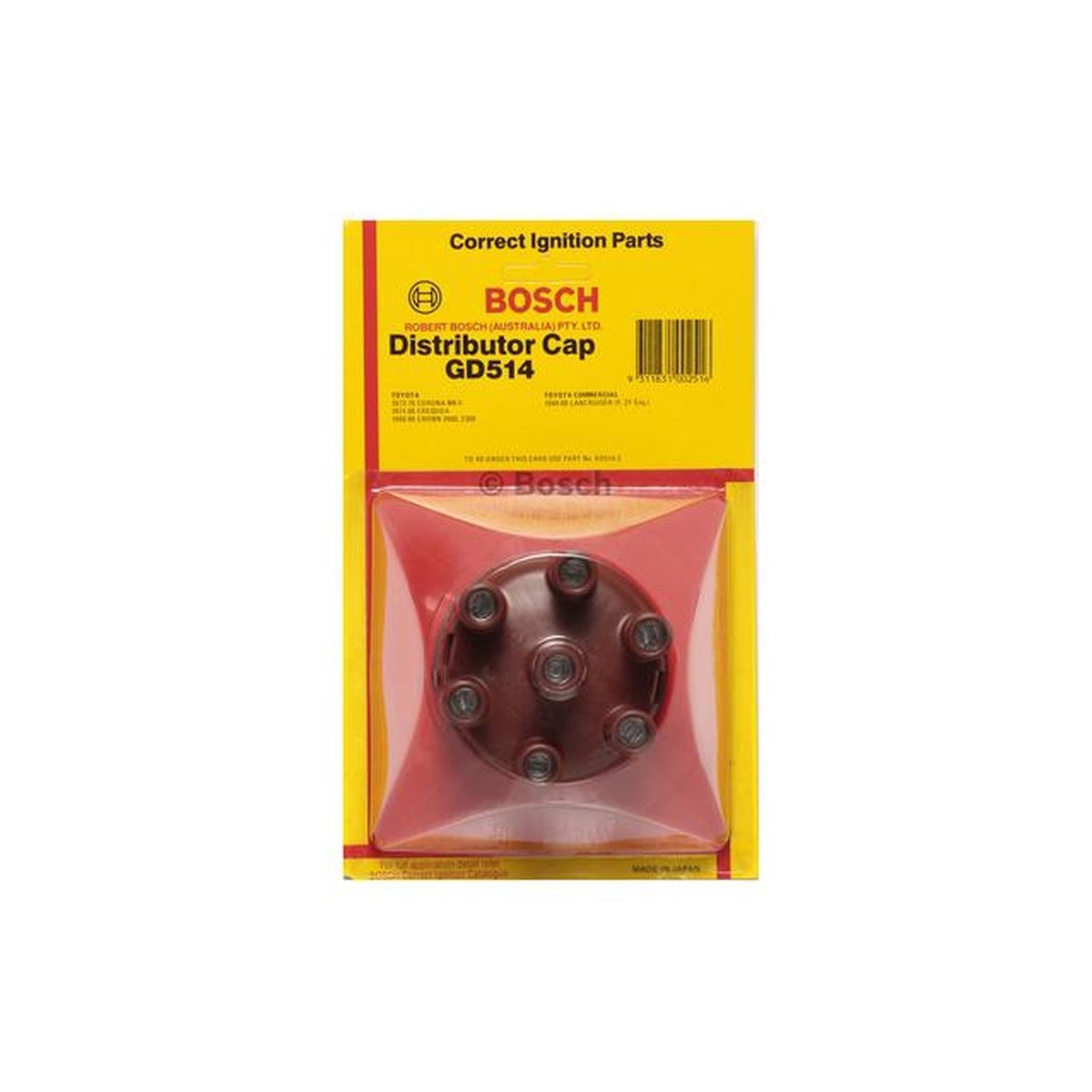 Bosch Distributor Cap GD514-C
