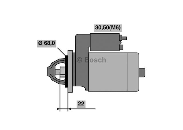 Bosch Starter Motor 0 001 107 081