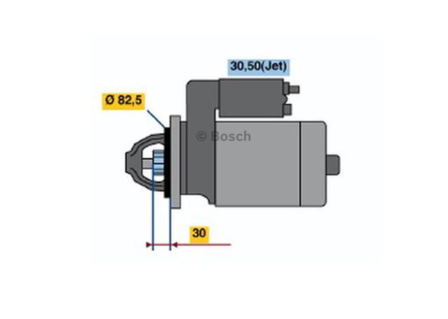 Bosch Starter Motor 0 001 107 421