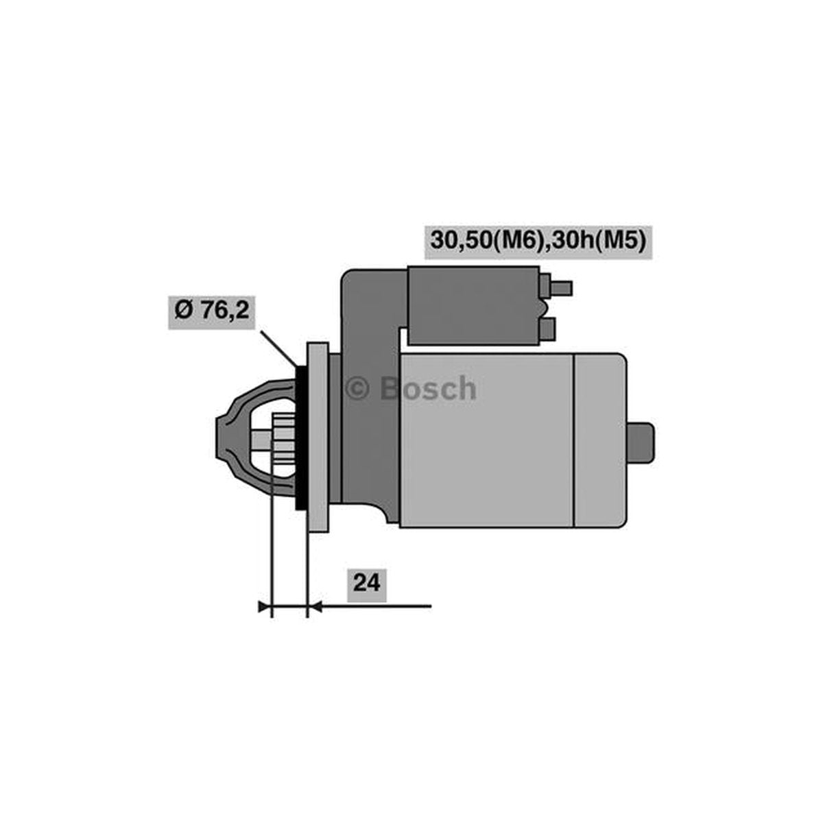 Bosch Starter Motor 0 001 107 442