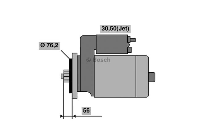 Bosch Starter Motor 0 001 120 400