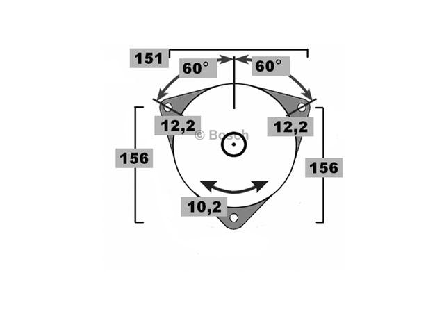 Bosch Alternator 0 120 469 982