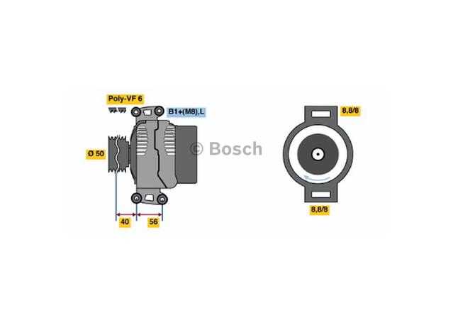 Bosch Alternator 0 124 325 093