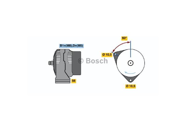 Bosch Alternator 0 124 515 126