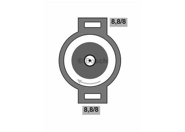 Bosch Alternator 0 124 625 006