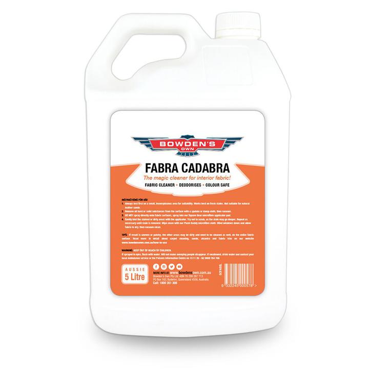 Bowden's Own Fabra Cadabra V2 Interior Fabric Cleaner 5L