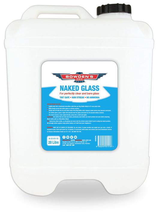 Bowden's Own Naked Glass Streak-Free Cleaner 20L