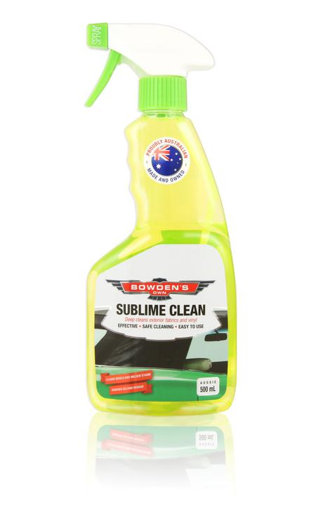Bowden's Own Sublime Clean Exterior Fabric & Vinyl Cleaner 500ml