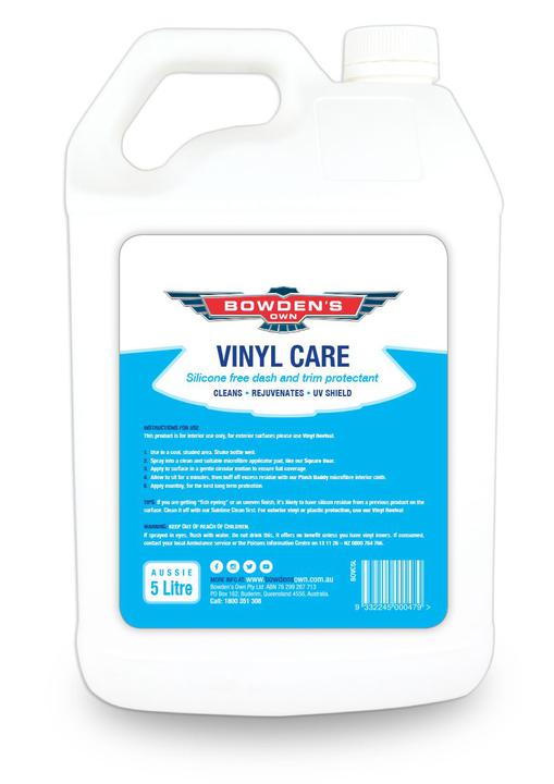 Bowden's Own Vinyl Care Interior Cleaner & Protectant 5L