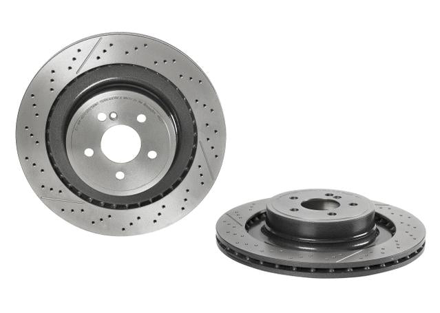 Brembo OE Brake Rotor Pair Rear 09.A822.11