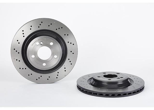Brembo OE Brake Rotor Pair Rear 09.B743.51
