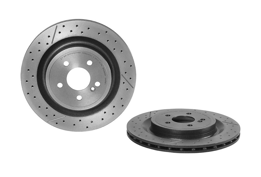 Brembo OE Brake Rotor Pair Rear 09.B788.11