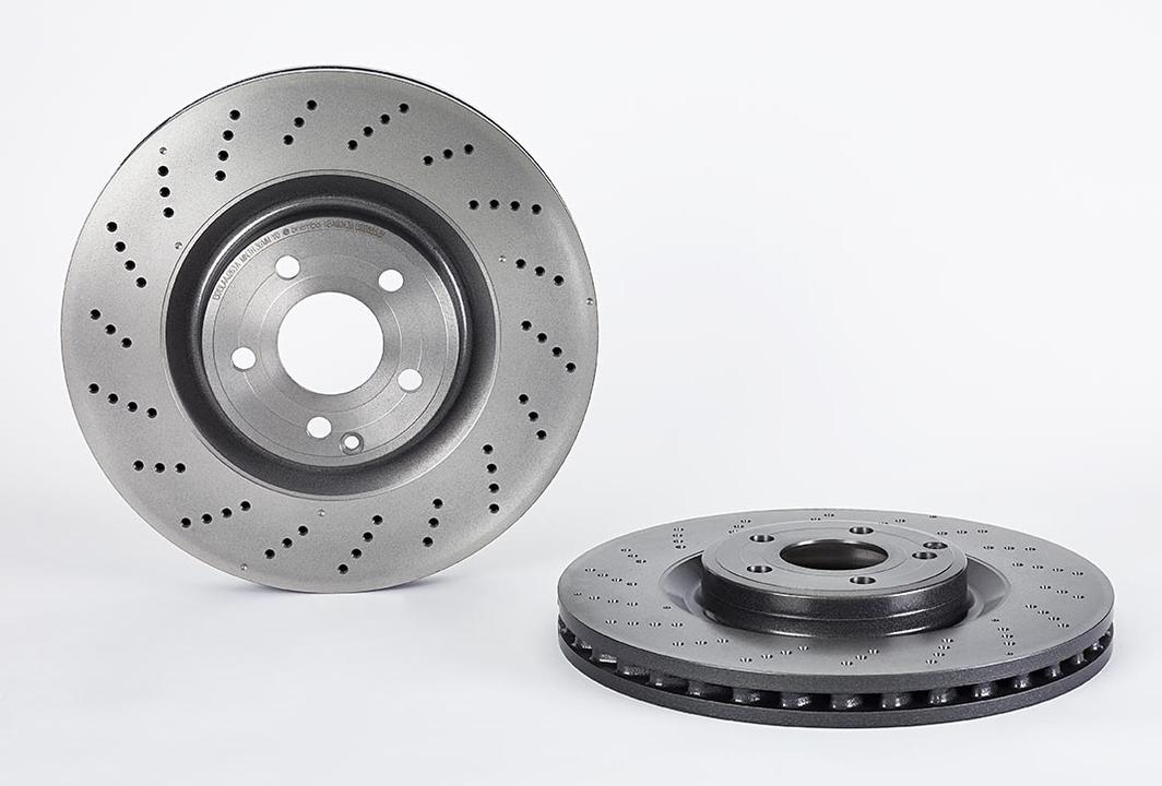 Brembo OE Brake Rotor Pair Front 09.B855.51