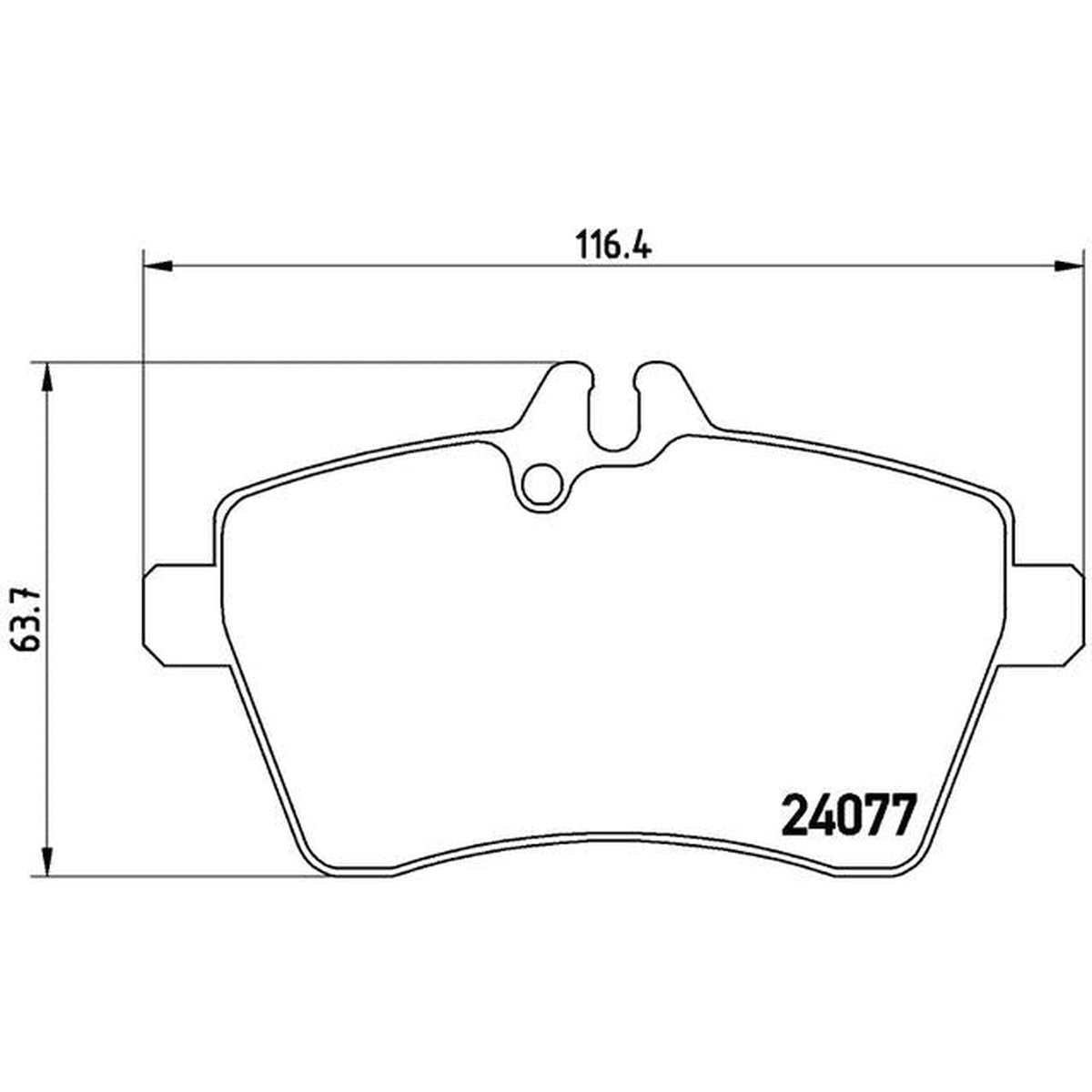 Brembo Brake Pad Set (Low-Met) P50056