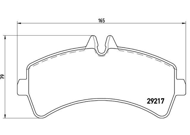 Brembo Brake Pad Set (Low-Met) P50060