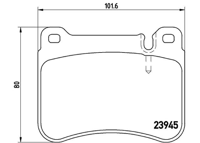 Brembo Brake Pad Set (Low-Met) P50073