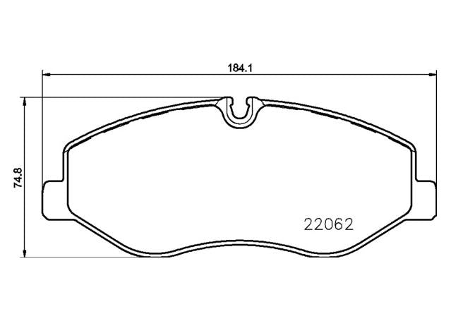 Brembo Brake Pad Front Set (Low-Met) P50129