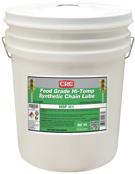 CRC Food Grade High Temp Synthetic Chain Lubricant ISO 220 18L FG04267