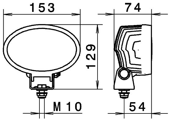 Hella LED Work Light 1558LED