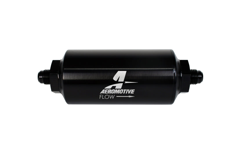 Aeromotive Black Inline Filter -6An Male ARO12348