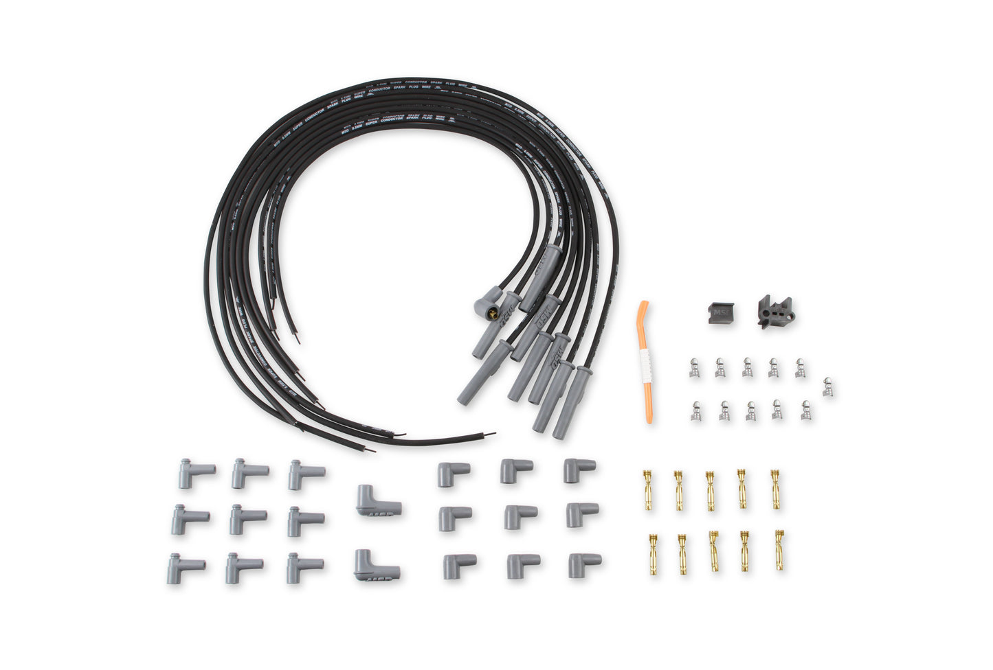 MSD Wire Set Black Sc 8 Cyl Mult MSD 31193