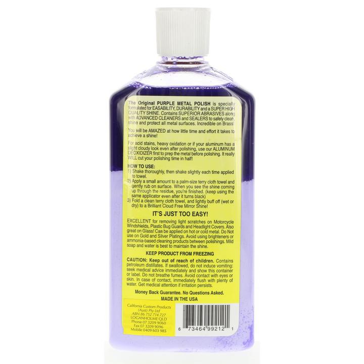 California Custom Purple Metal Polish 355ml