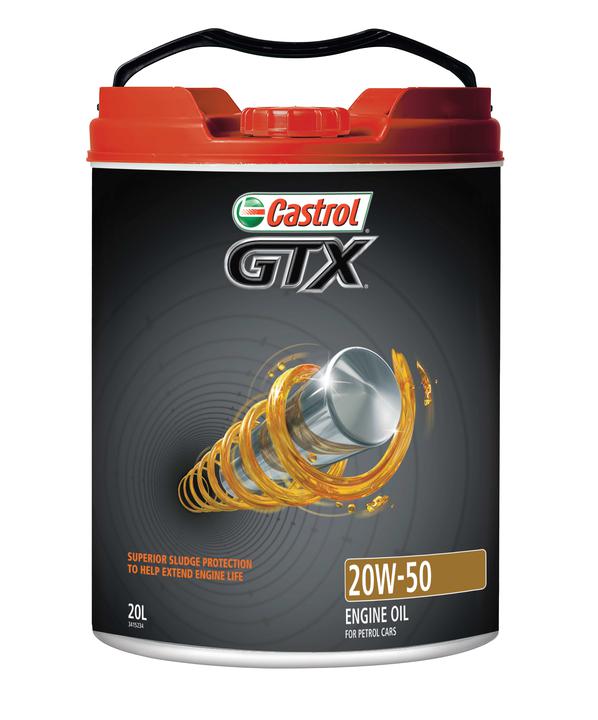 Castrol GTX 20W-50 Semi Synthetic Engine Oil 20L 3415234