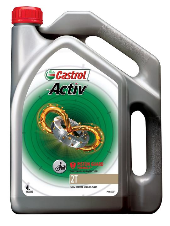 Castrol Activ Motorcycle 2T 2 Stroke Engine Oil 4L 4100596